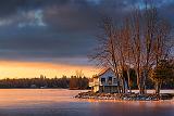 House On A Point At Sunrise_32130